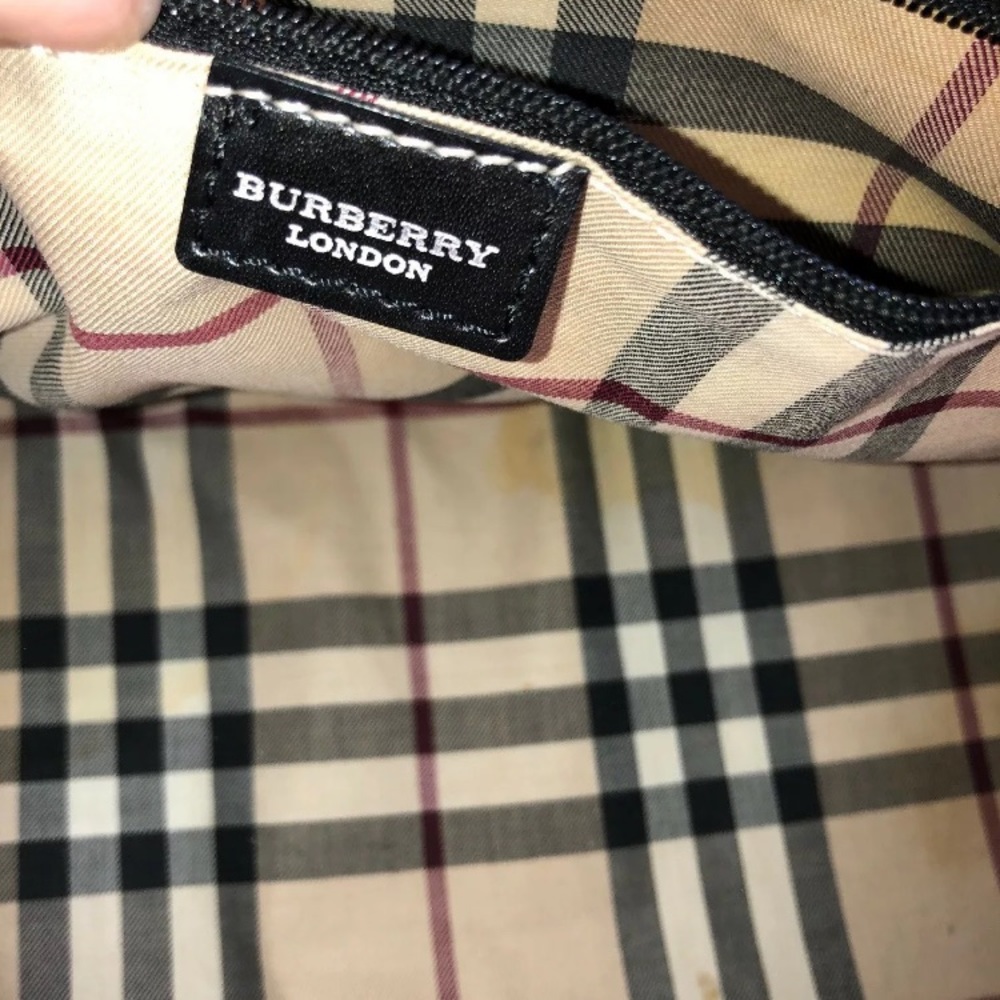 Burberry pebble Leather handbag purse - Picture 8 of 10